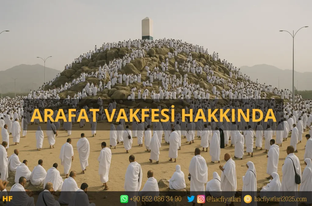 arafat vakfesi, arafatta vakfe, arafatta ne yapılır