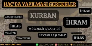 Hac'da Yapılması Gerekenler