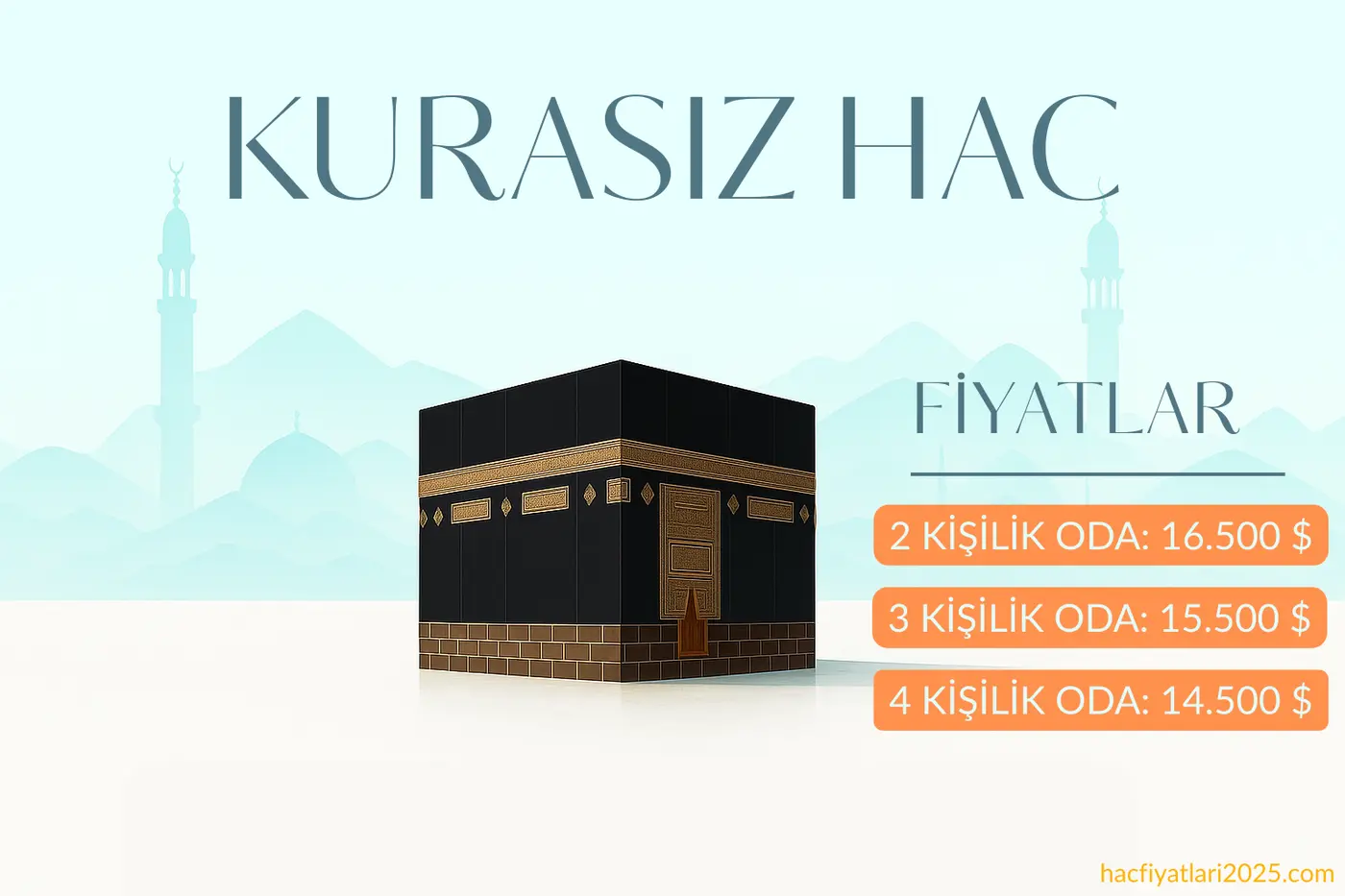 kurasız hac, diyanet hac fiyatları, 2026 kurasız hac