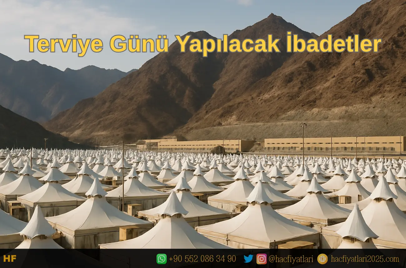 Terviye günü yapılacak ibadetler, terviye namazı